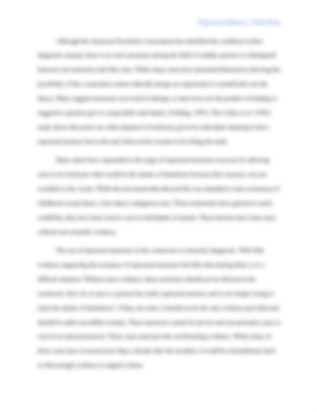 Cognitive Psychology- Repressed Memory .docx_da1e50xmiee_page2