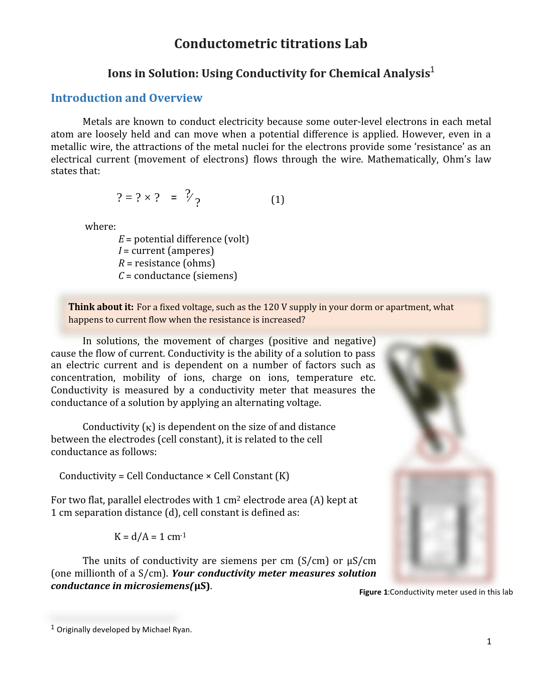 Conductometric titrations lab HANDOUT.pdf_da341c112l9_page1