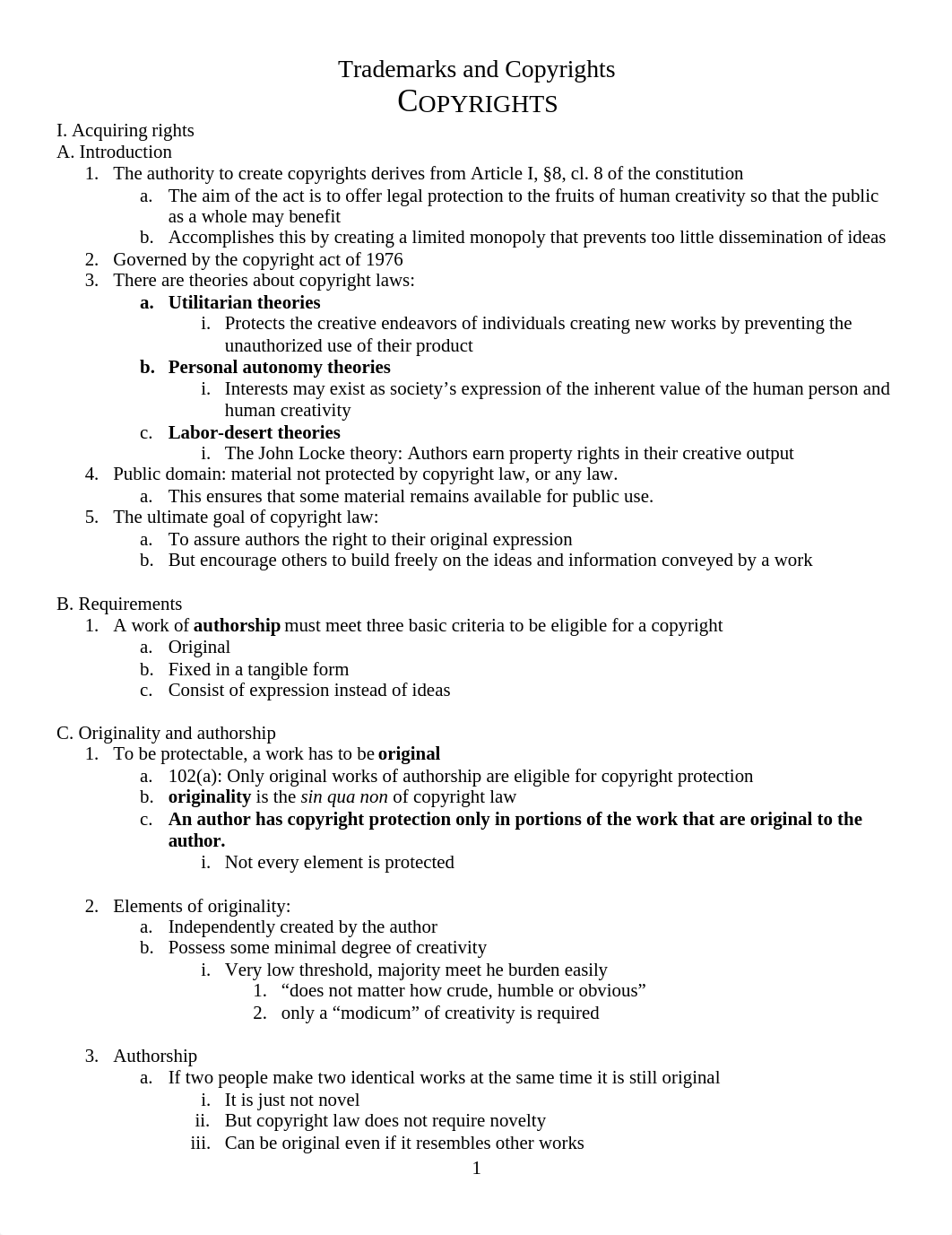 Trademarks and Copyrights - Outline - Prof. Collins.doc.docx_da395syldu8_page1