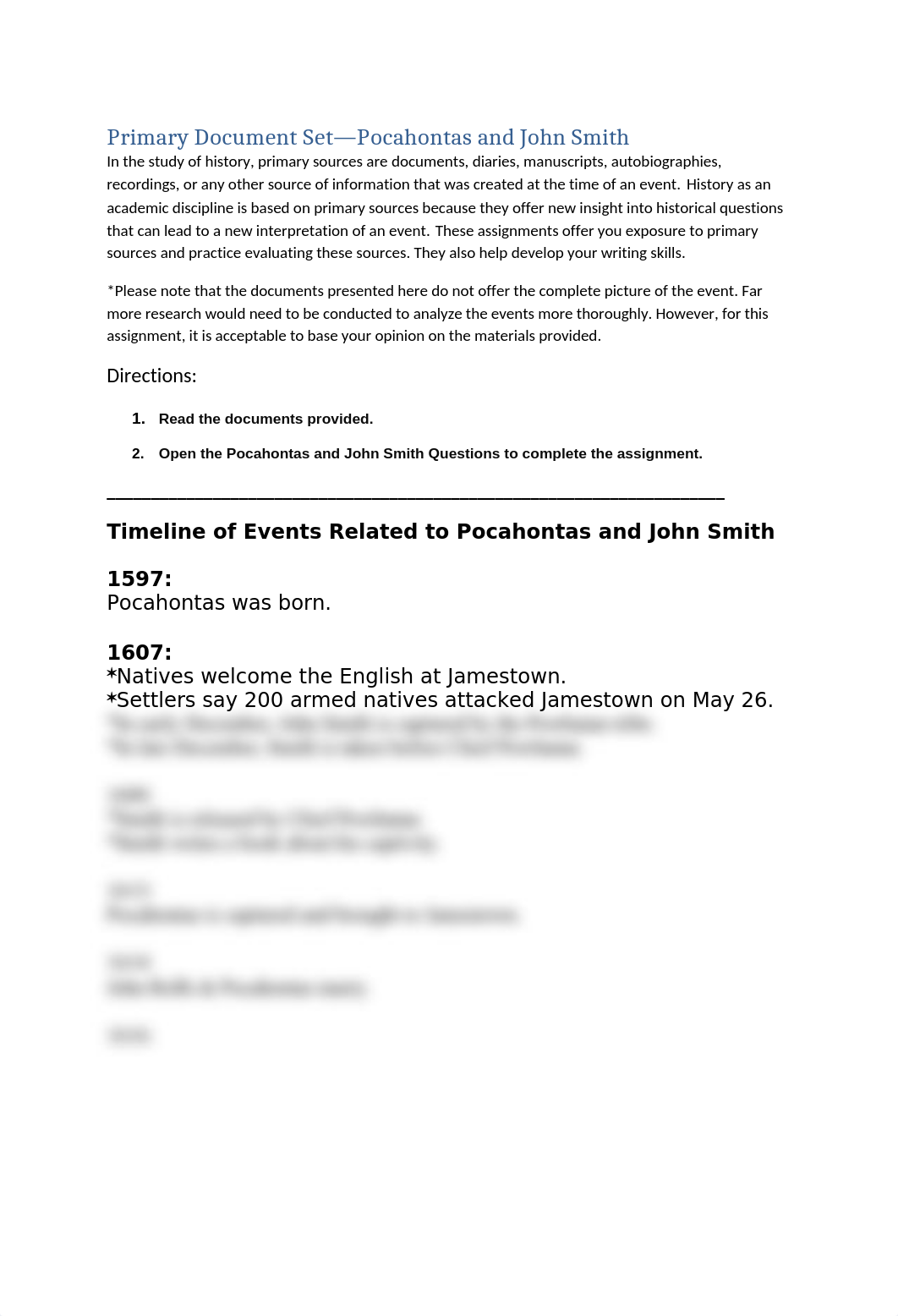 Pocahontas and John Smith Primary Documents.docx_da3nayyaj8z_page1