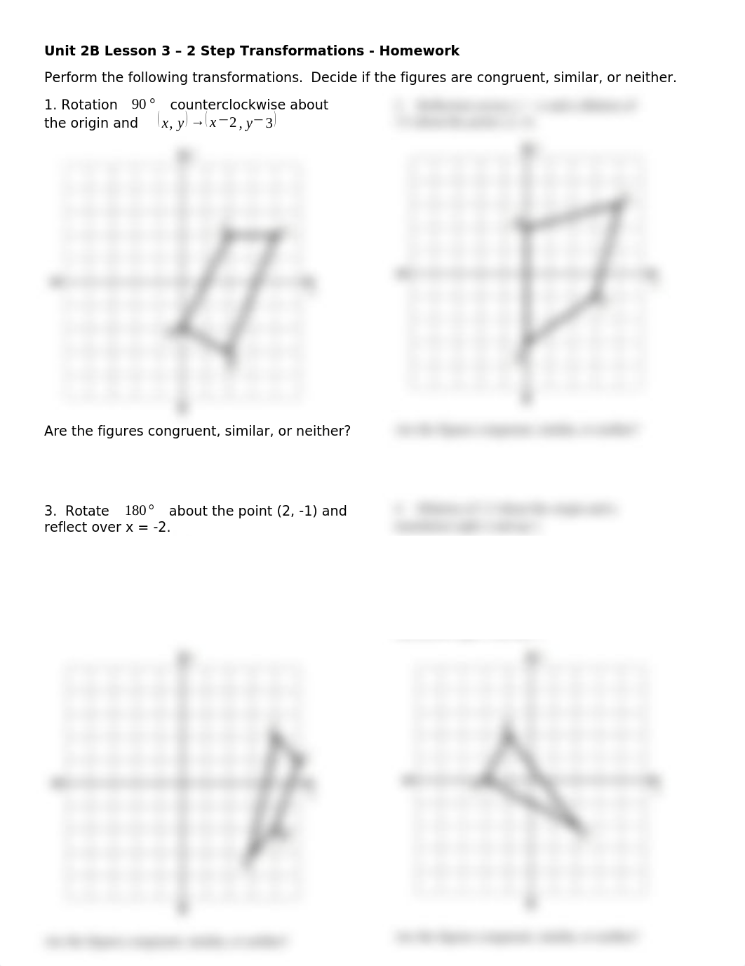 Unit 2B Lesson 3 - 2 Step Transformations - Homework.docx_da3ocq0pk87_page1