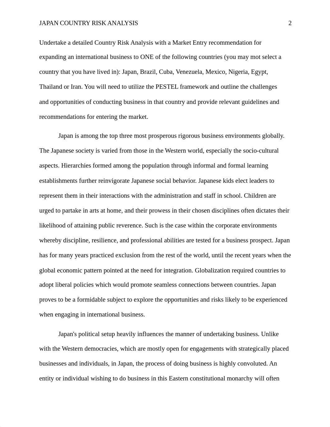 Japan country risk analysis PESTEL.docx_da3wrd03039_page2