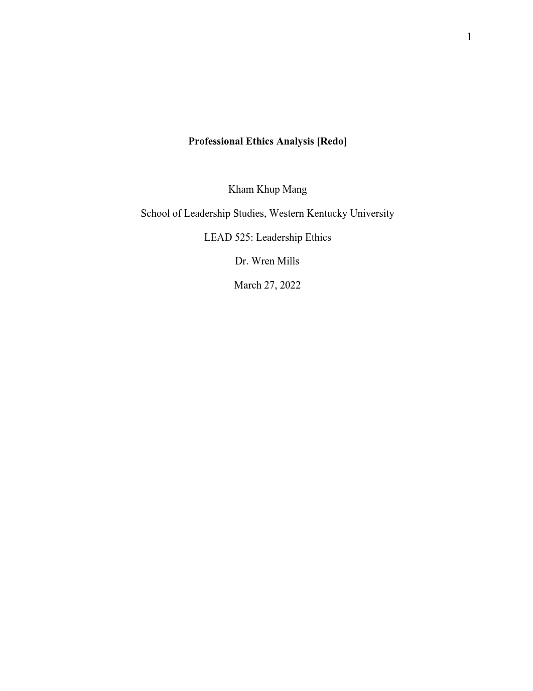 Lead 525 Professional Ethics Analysis [Redo].pdf_da3z11g8txg_page1