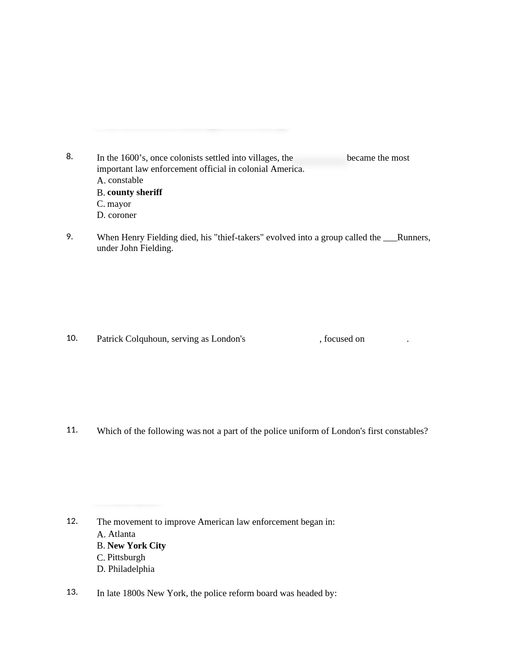 Midterm REVIEW Intro to Policing WITH  answers 102017.docx_da45expidde_page2