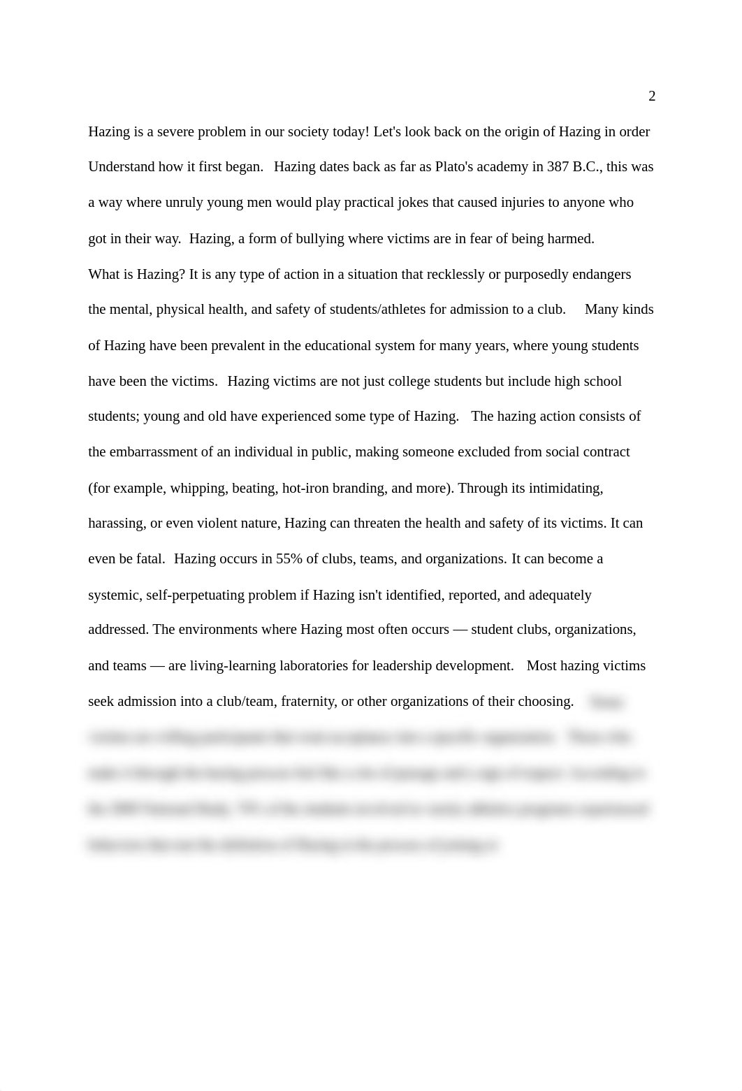 Hazing in Sports - Sports Law. WK3.docx_da45s0camhq_page2