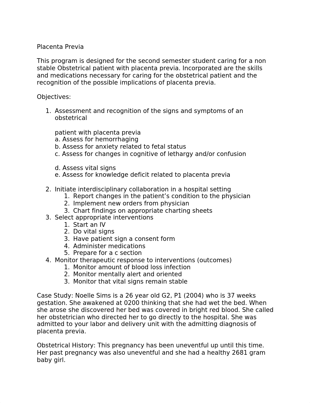 Placenta Previa Case Study .docx_da48tw2r14w_page1