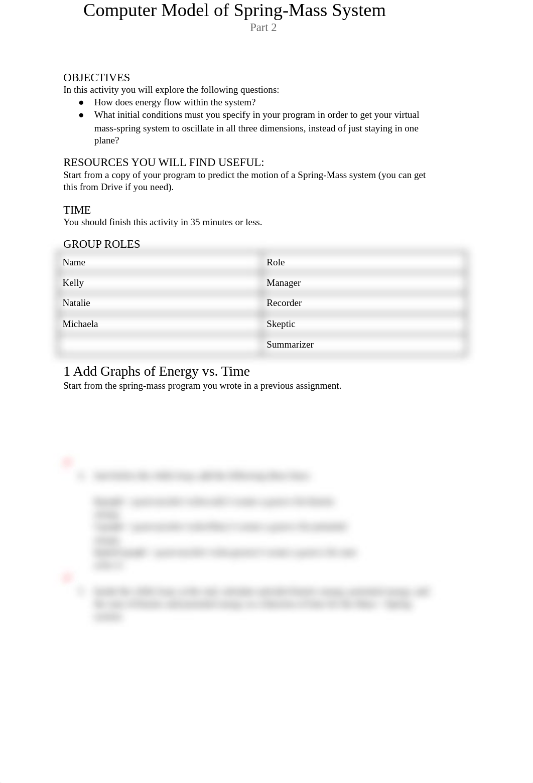 Lab 15: Computer Model of Spring-Mass System, Part 2 - Group B_da4a83ajh0y_page1