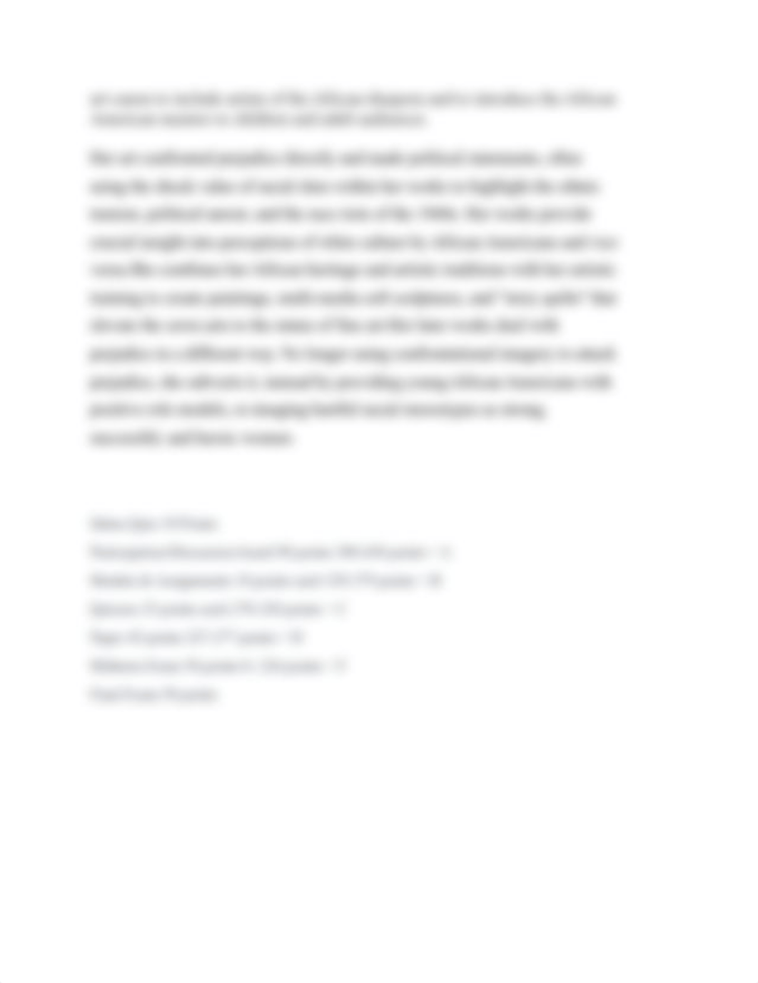 Faith Ringgold and describe how she used her work for social activism for both African Americans and_da4c3uva9af_page2