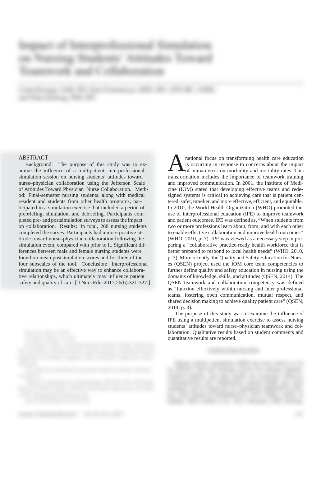 Krueger and Kirking - Impact of Interprofessional Simulation on Nursing Students Attitudes Toward Te_da4cw15lswf_page1