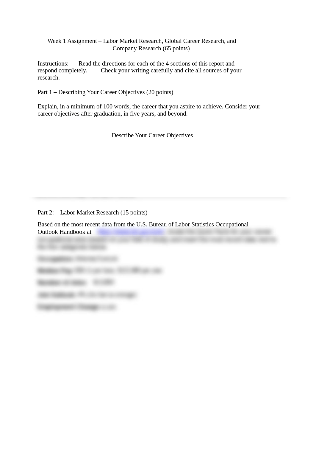 HNR WEEK 1 LABOR MARKET RESEARCH GLOBAL CAREER OPPORTUNITIES AND COMPANY RESEARCH.docx_da4infqervz_page1