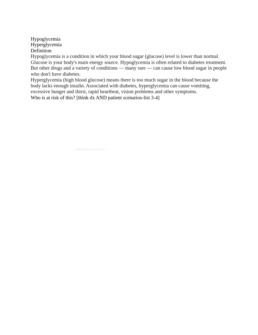 Hypo vs hyperglycemia table.docx_da5i6yg2pd3_page1