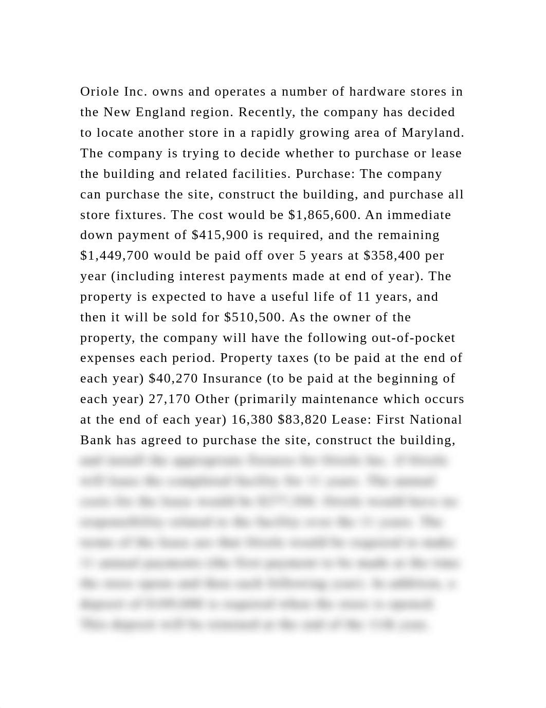 Oriole Inc. owns and operates a number of hardware stores in the New.docx_da5km02rctn_page2