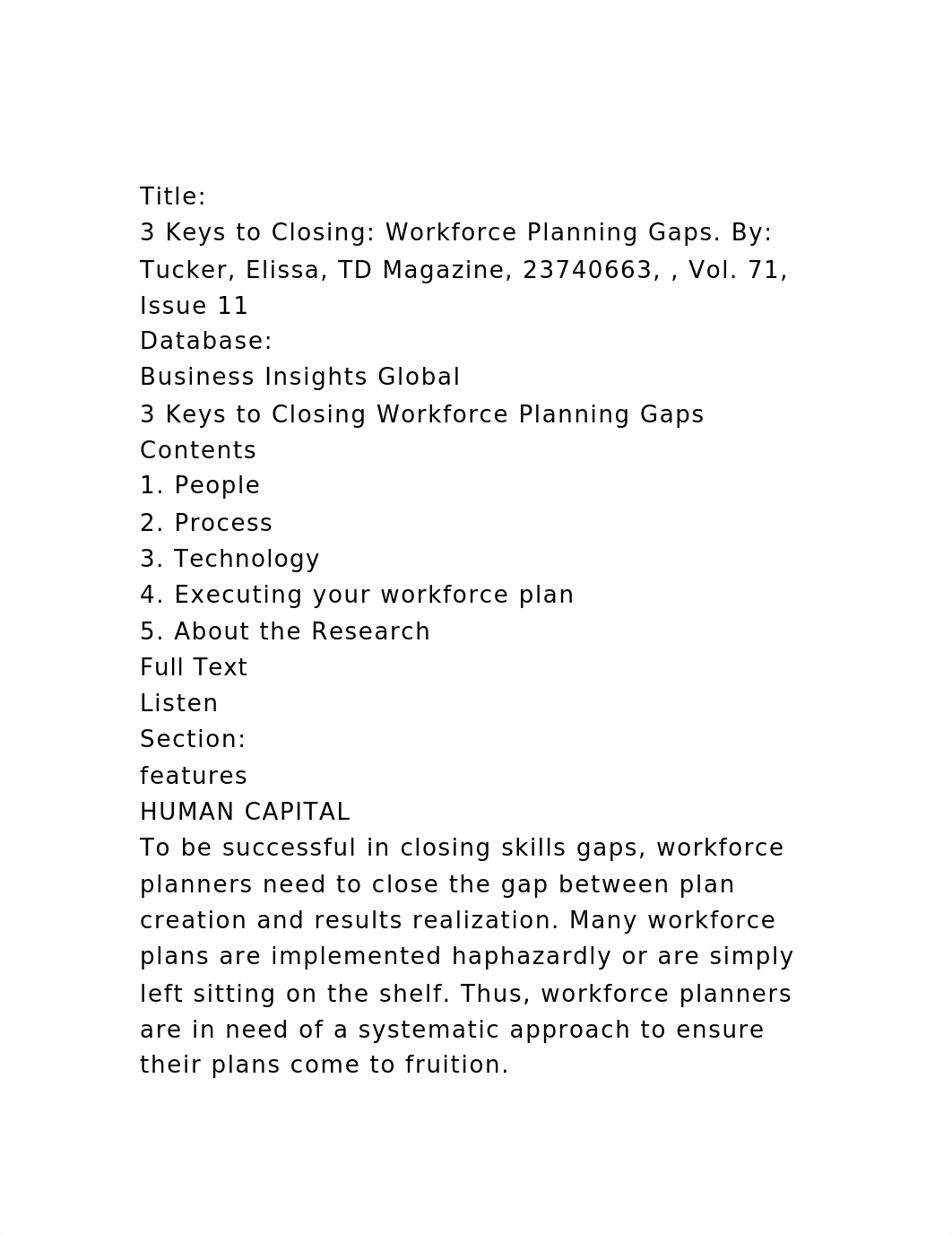 Title 3 Keys to Closing Workforce Planning Gaps. By Tucker, E.docx_da5x3ebrjf4_page2