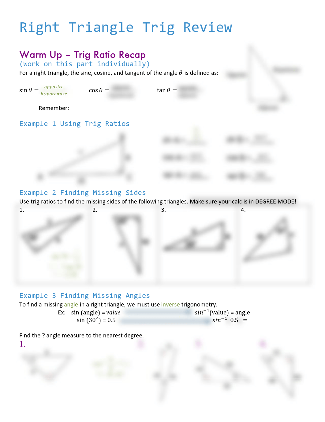 Right Triangle Trig Review.pdf_da62fpv8u3k_page1