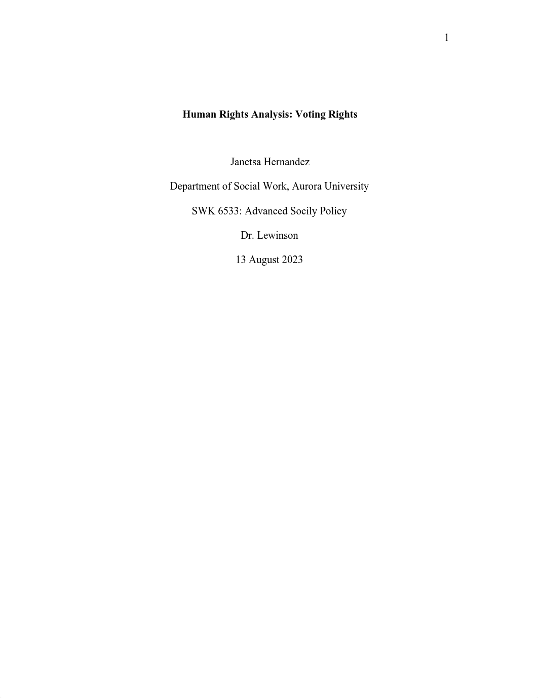 SWK 6533: Human Rights Policy Analysis: Voting Rights.pdf_da6561qvzuc_page1