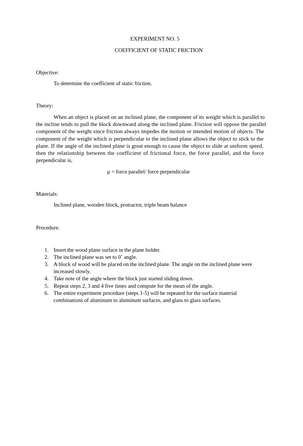 EXPERIMENT-5.-COEFFICIENT-OF-STATIC-FRICTION.docx_da6bnwukugc_page1