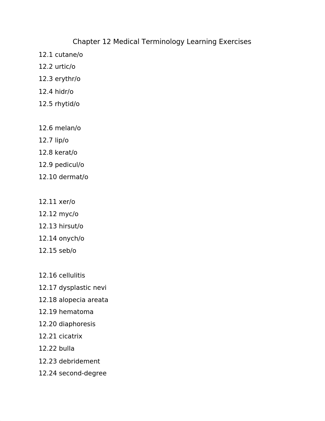 Ch.12 Medical Terminology Learning Exercises.docx_da6cek0pere_page1