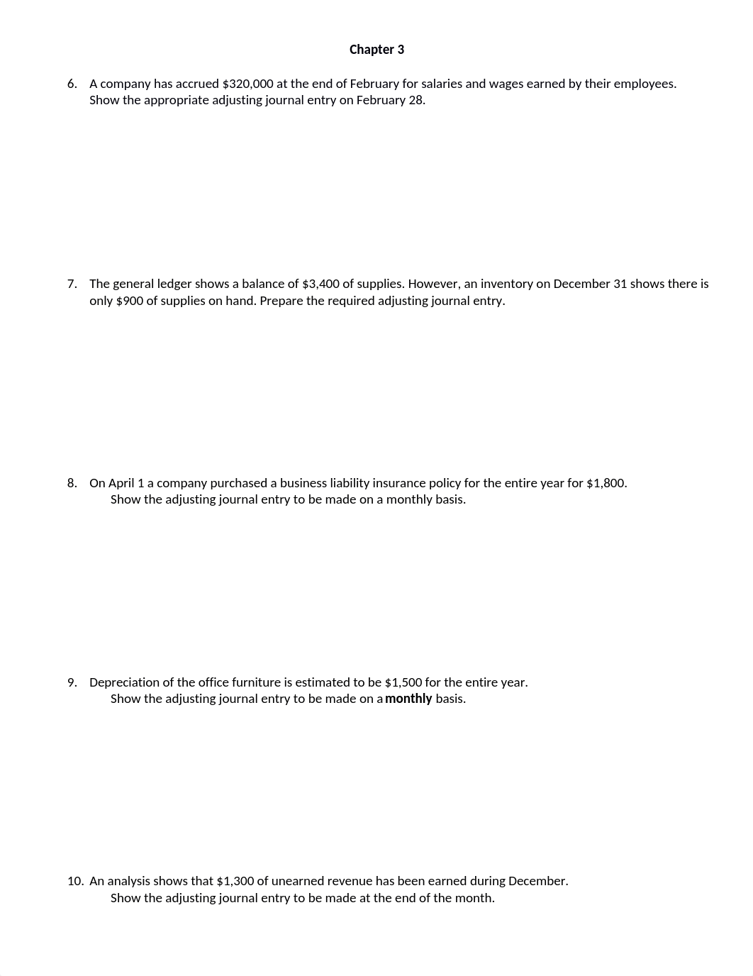 AC-101 - Final Exam Practice Questions - Chap. 1, 2, 3, 4, 5, 6 & 8 - With Solutions(1).docx_da6s2pviow4_page2