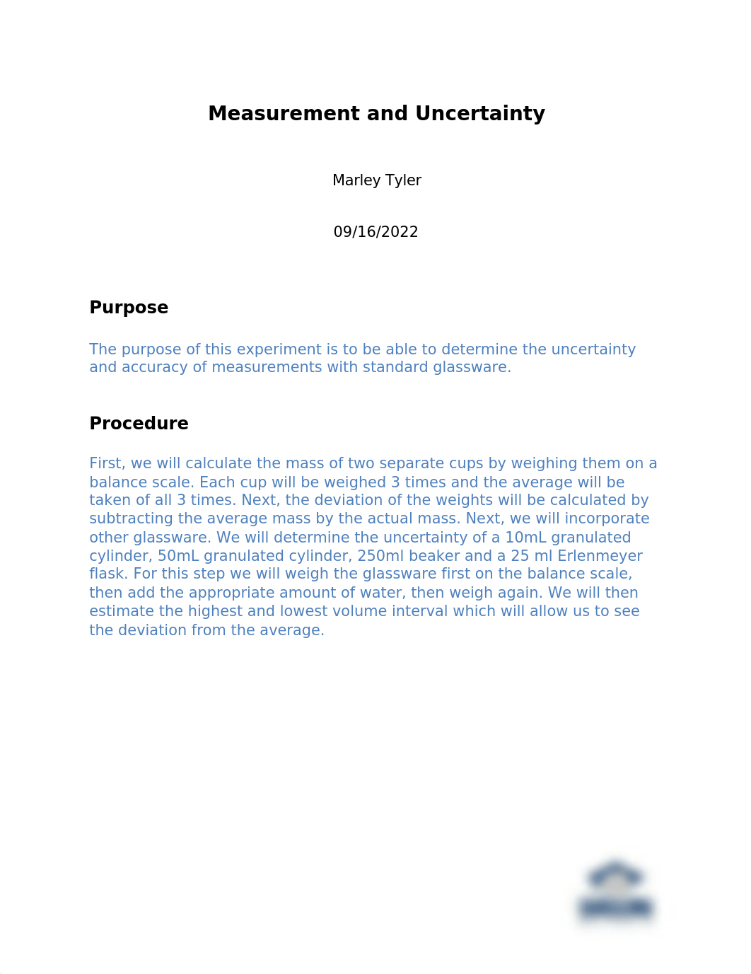 Lab report Measurement and Uncertainty 2022.docx_da73i1ug9mk_page1