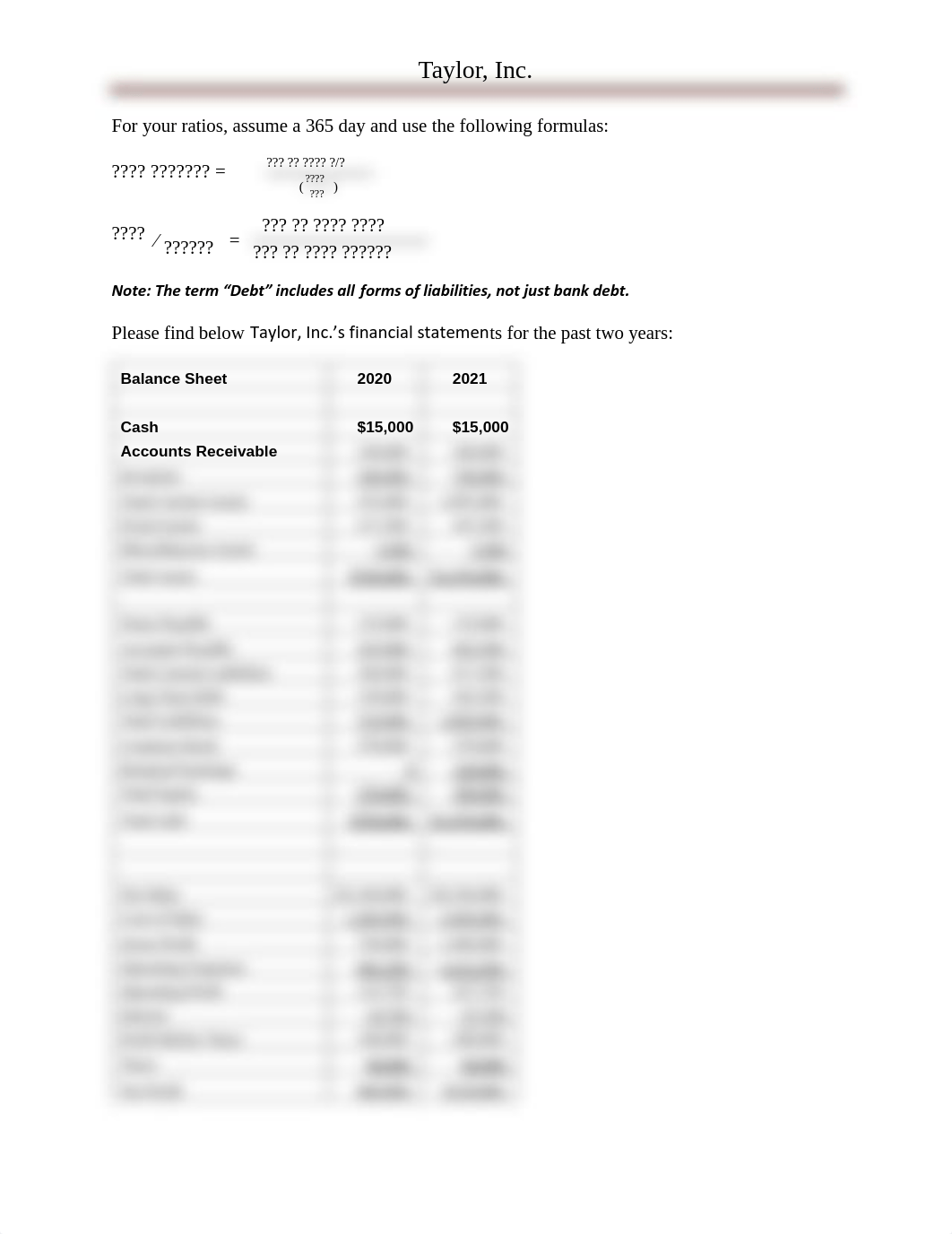 2022_Taylor Inc_Pro-Forma Financial Statements.pdf_da74jebcafb_page2