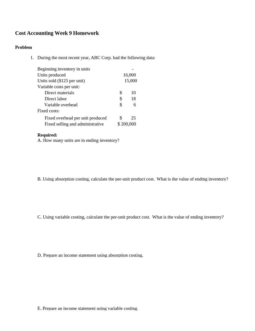 Cost Accounting Homework Chapter 9 (1)_da75fq7w3qo_page1