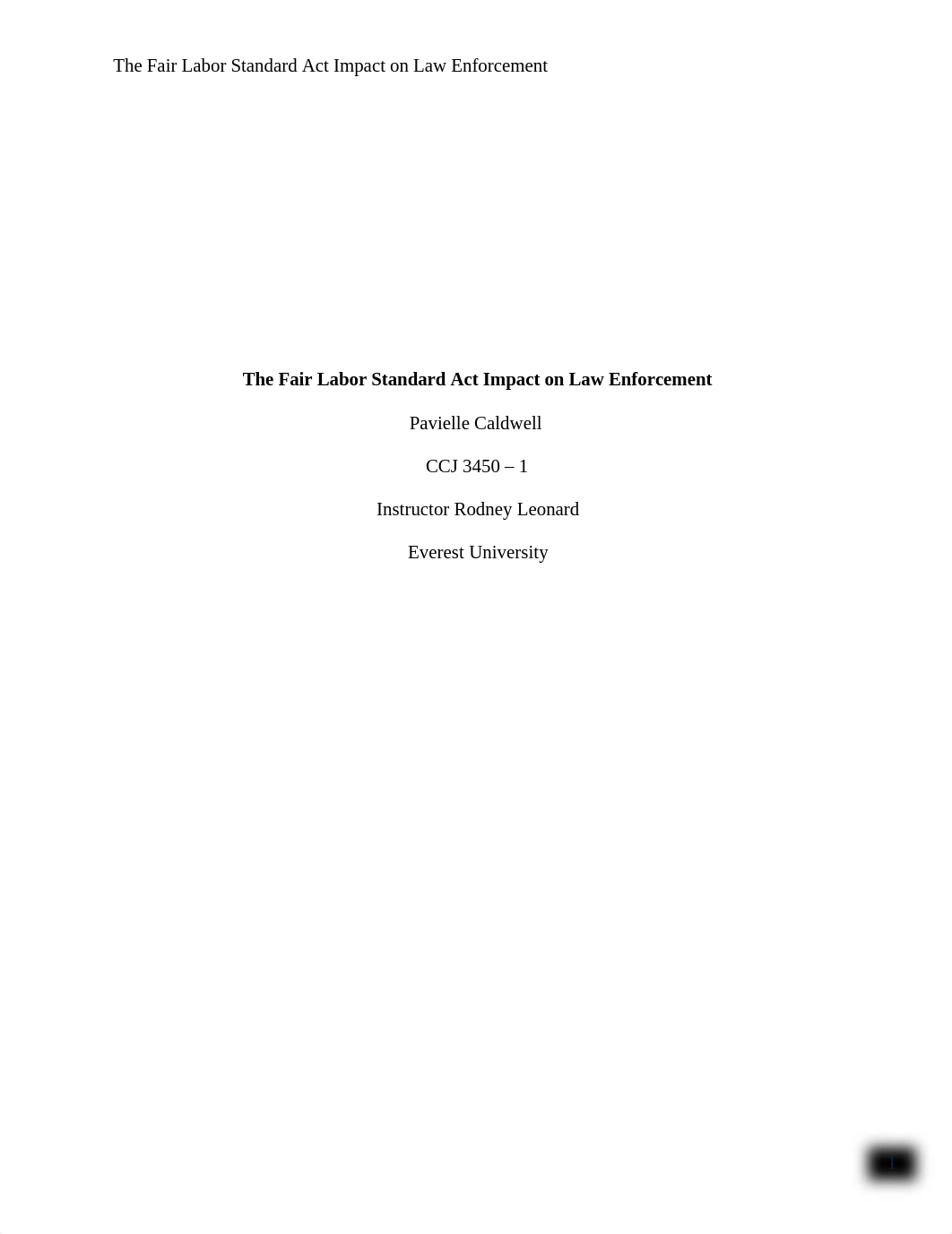 Pavielle Caldwell_CCJ3450-1_Week5_Fair Labor Standards Act Essay.docx_da76m3dnrnr_page1