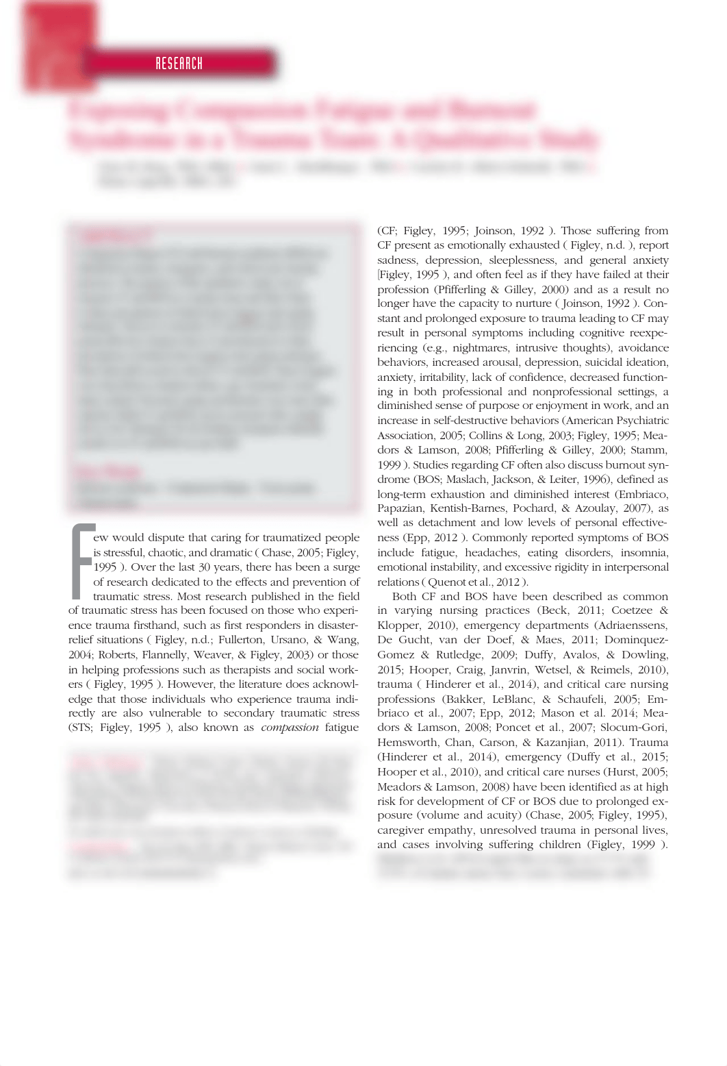 exposing compassion fatigue and Burnout Syndrome in a Trauma Team.pdf_da7k6803yol_page1