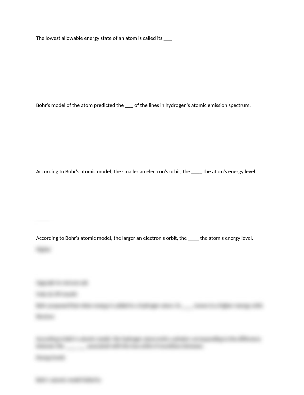 The lowest allowable energy state of an atom is called its.docx_da82e7u3xx3_page1