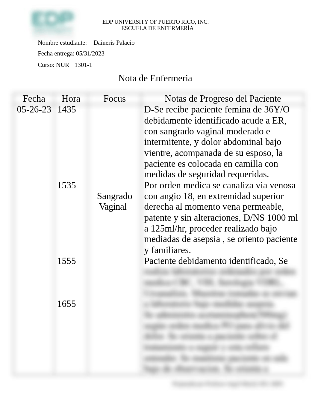 Nota de Enfermería DAR  Daineris Palacio .docx_da887jbrmu5_page1