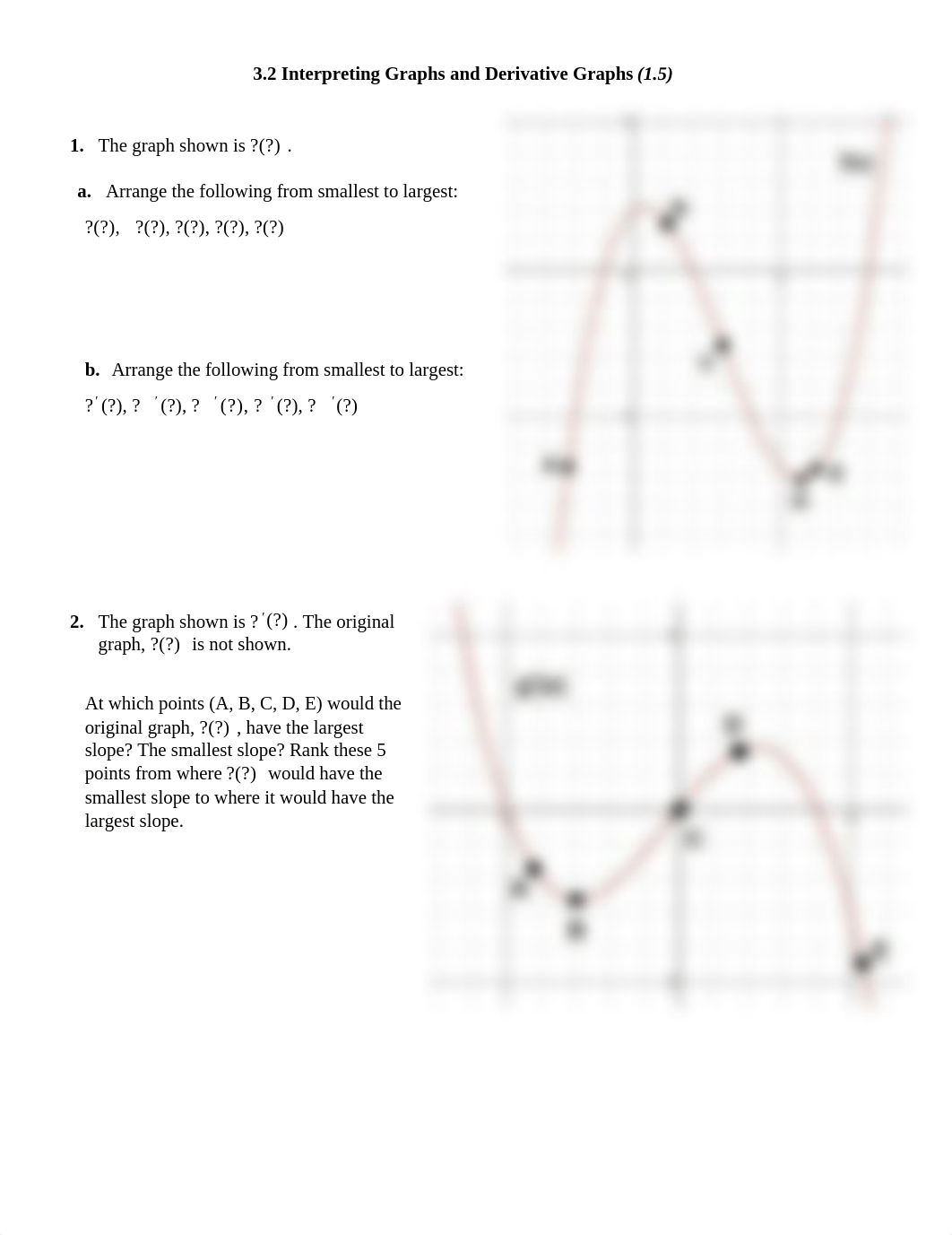 3.2a Derivative Graphs (Worksheet).pdf_da8hzcv9vc9_page1