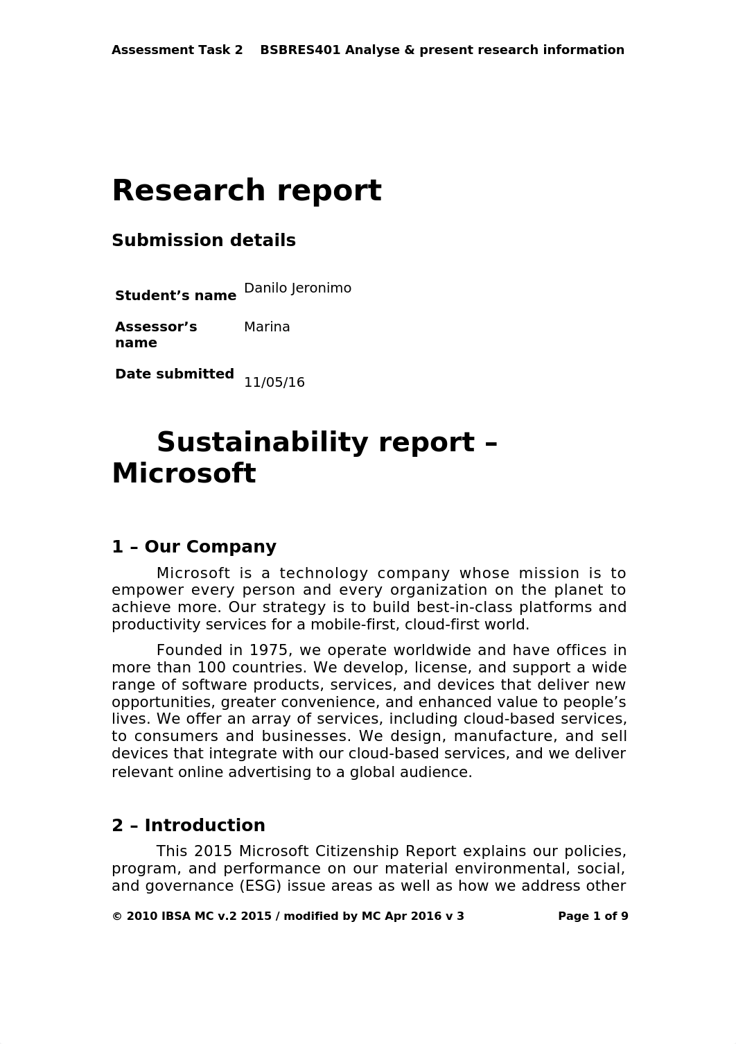 DONE - BSBRES401 - Assessment Task 2 2016_da93nam2hdx_page1