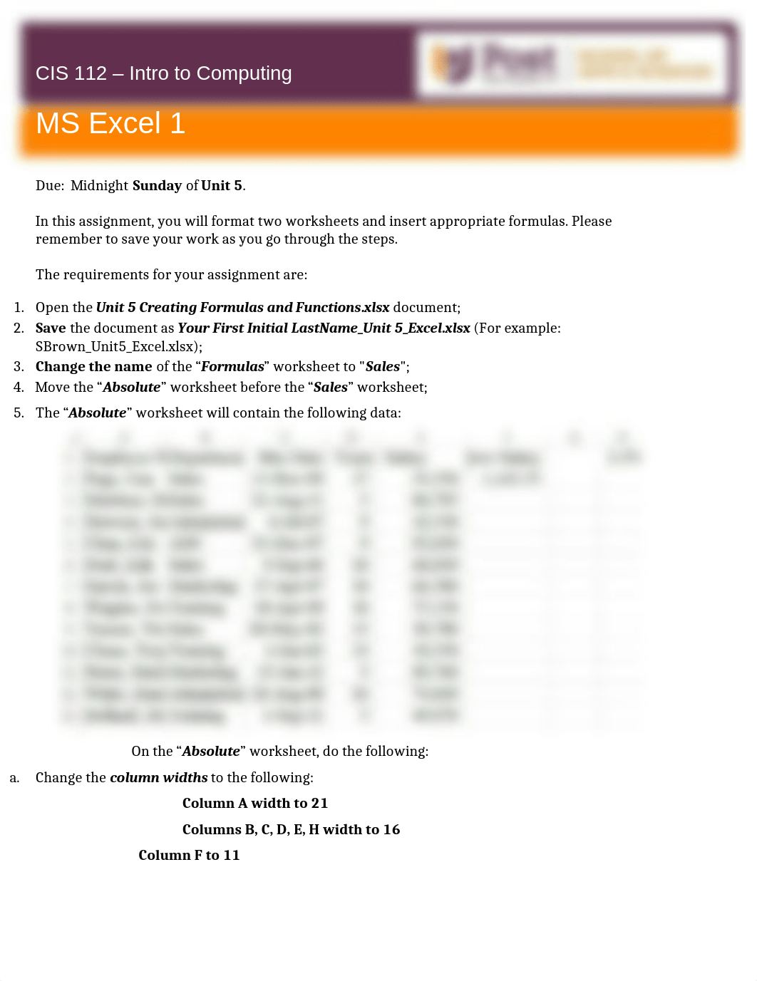 CIS112 Unit 5 Assignment and Rubric_Rev1.docx_da95t1jcp9j_page1