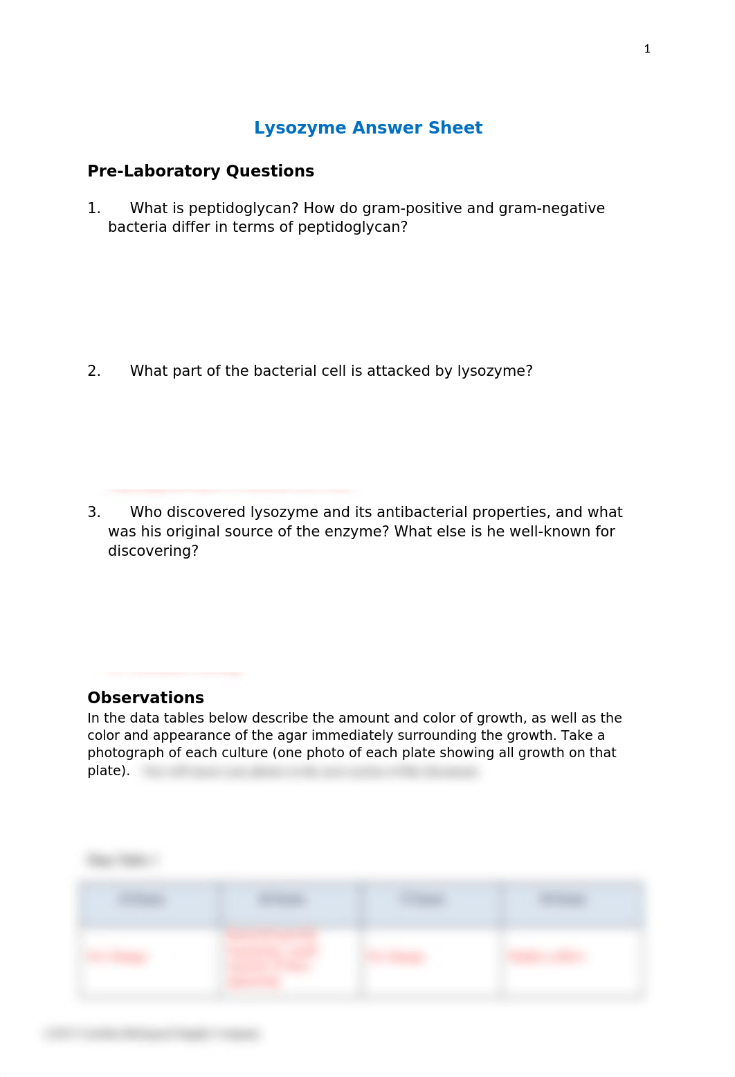 Lysozyme answer sheet.docx_da9cska3inq_page1