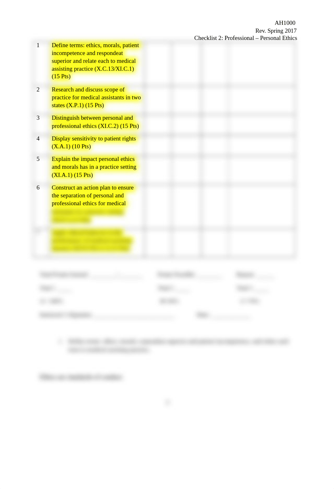 AH1000_Checklist_2_Ethics_New_Revised_Highlighted_S17 CHECKLIST 2.docx_da9hgnpnik6_page2