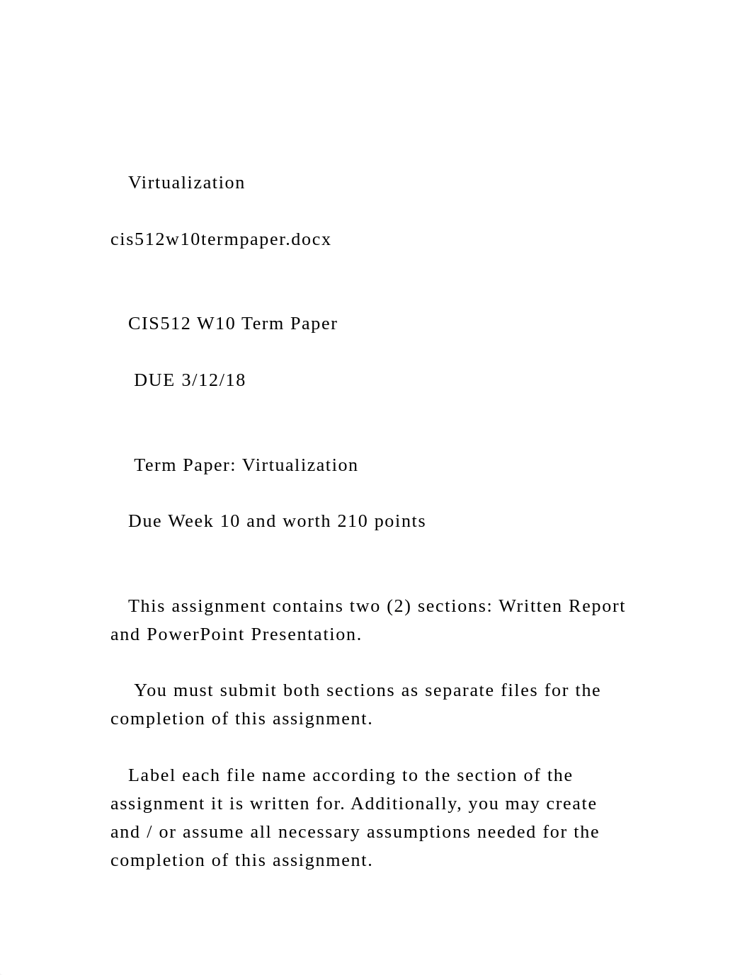Virtualization  cis512w10termpaper.docx   CIS512 W10 T.docx_da9l70kx5bz_page2