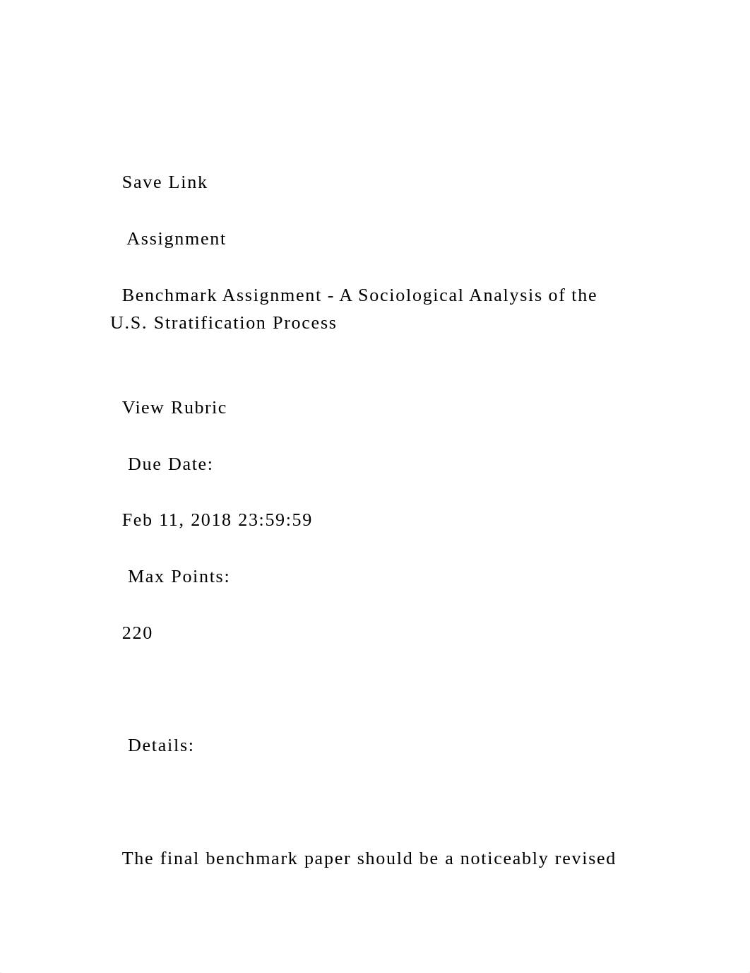 Save Link     Assignment    Benchmark Assignment - A Sociol.docx_daa2qb9w3xw_page2