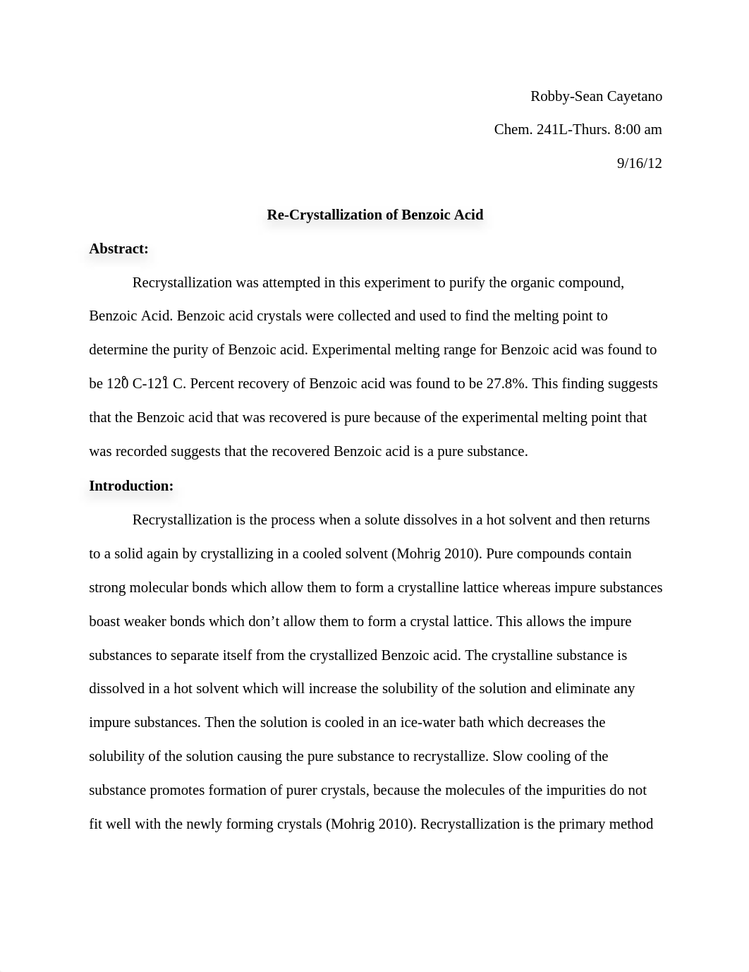 Benzoic Acid Lab Report_daa8t6ft487_page1