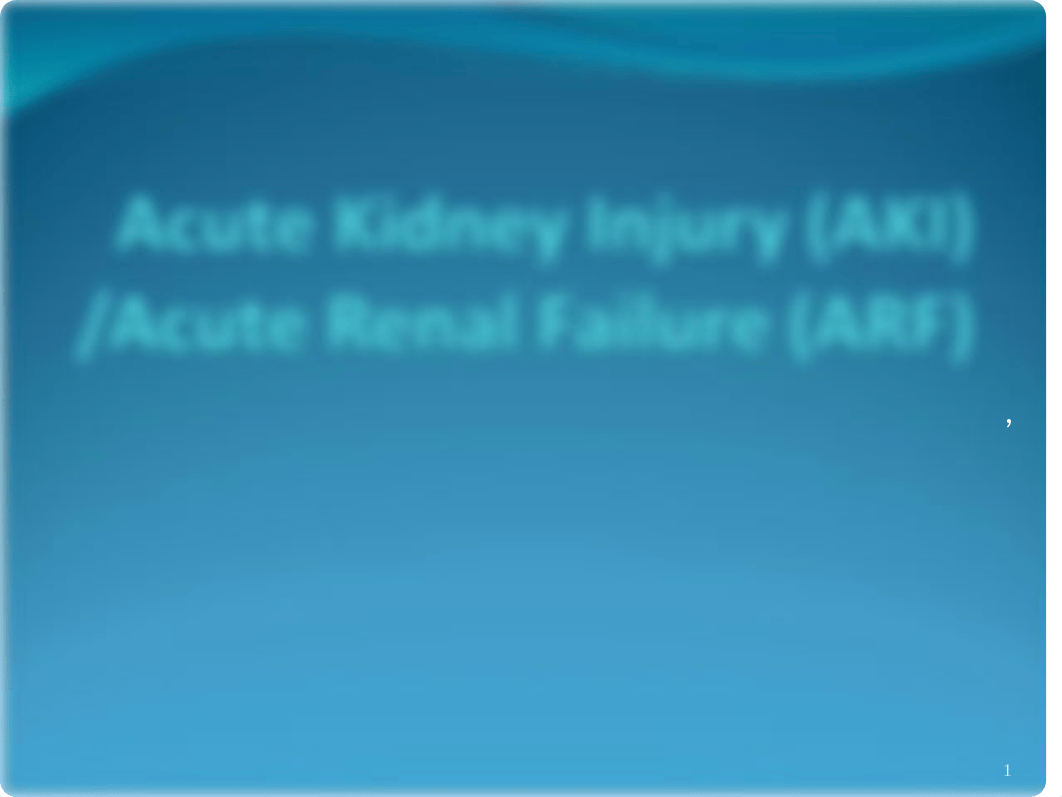 ACUTE KIDNEY INJURY for class.ppt_daabu0084dz_page1