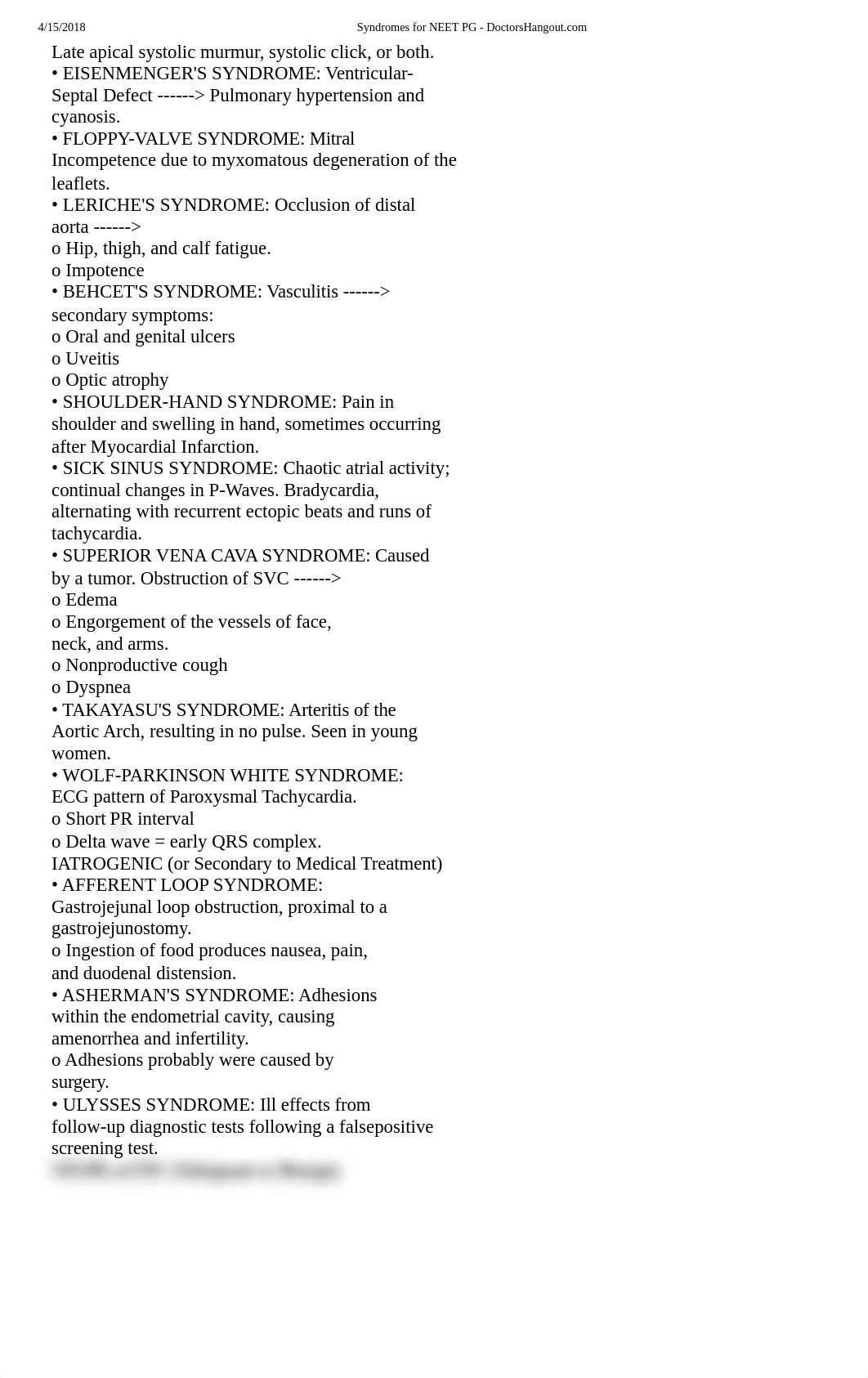 Syndromes for NEET PG - DoctorsHangout.com.pdf_daahjkphkud_page2