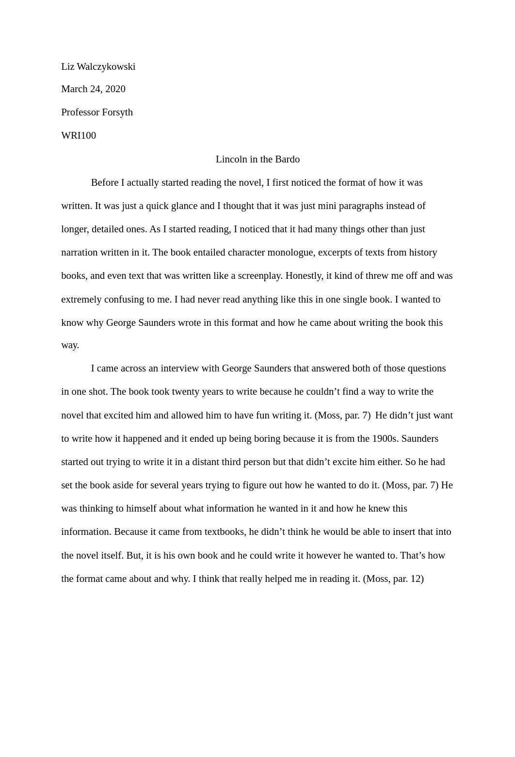 Liz Walczykowski- Lincoln in the Bardo Response 1.docx_daar8ycu5ad_page1