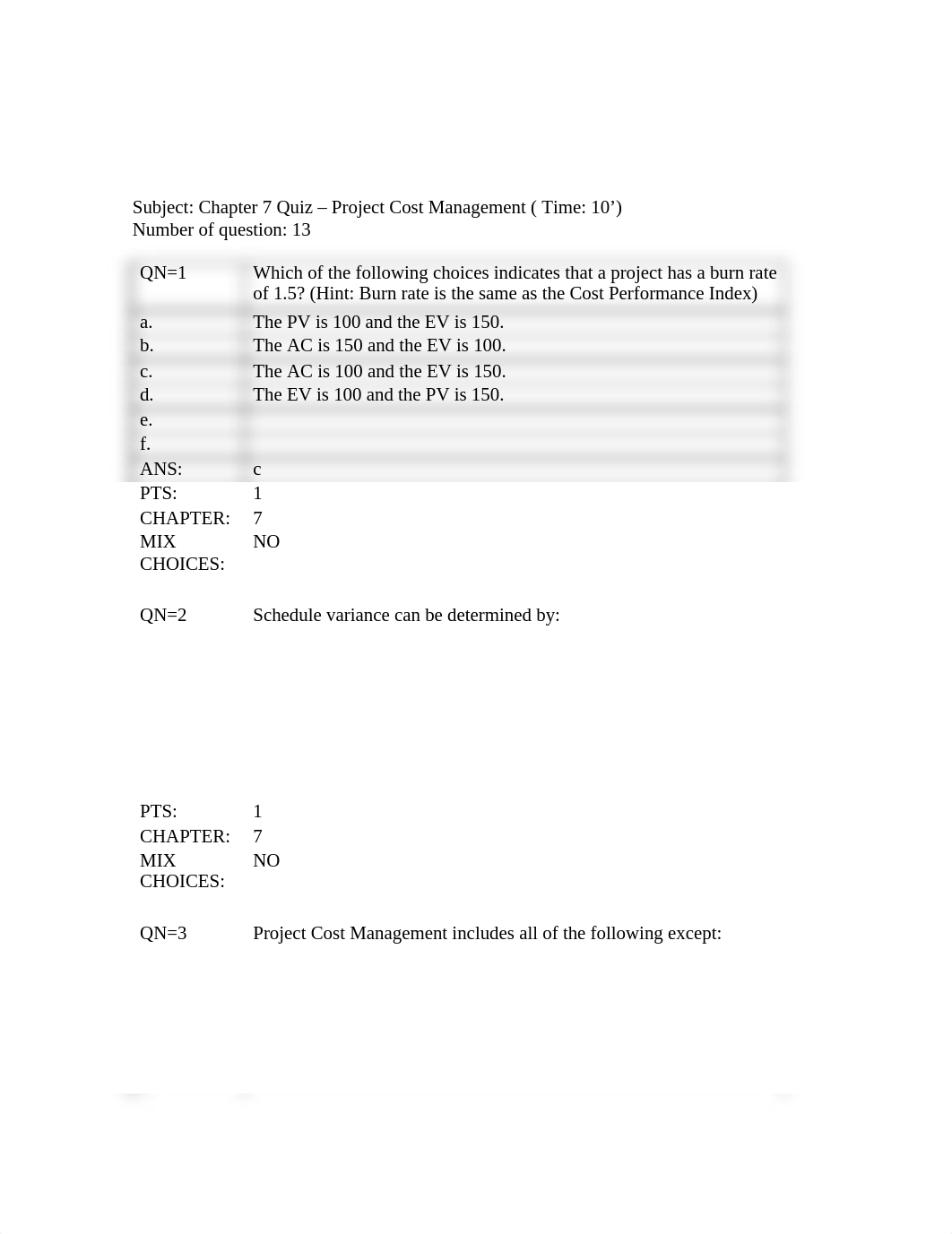 Chapter 7 Quiz - Project Cost Management_dabbimsd7e2_page1