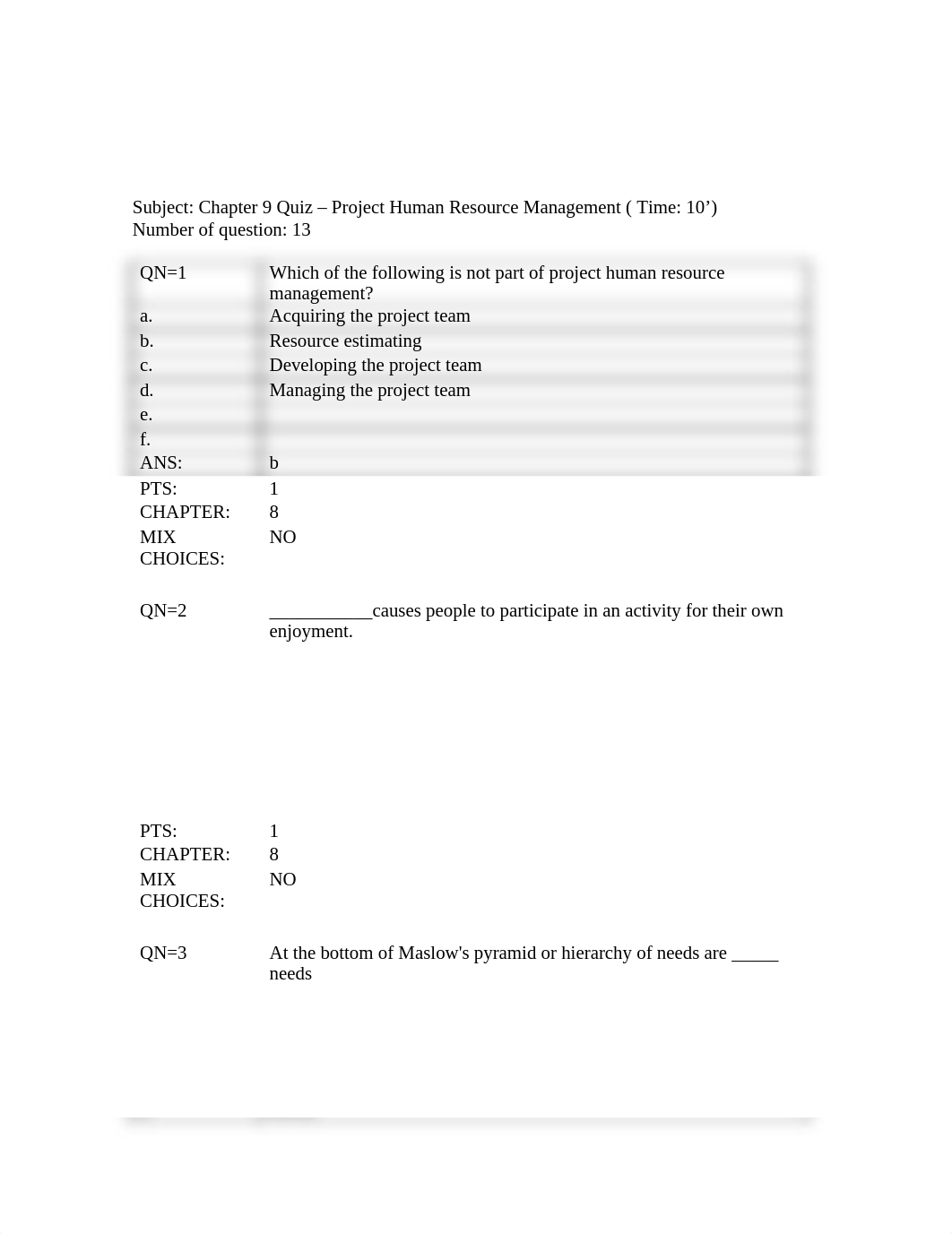 Chapter 9 Quiz - Project HumanResource Management_dabja451kcc_page1