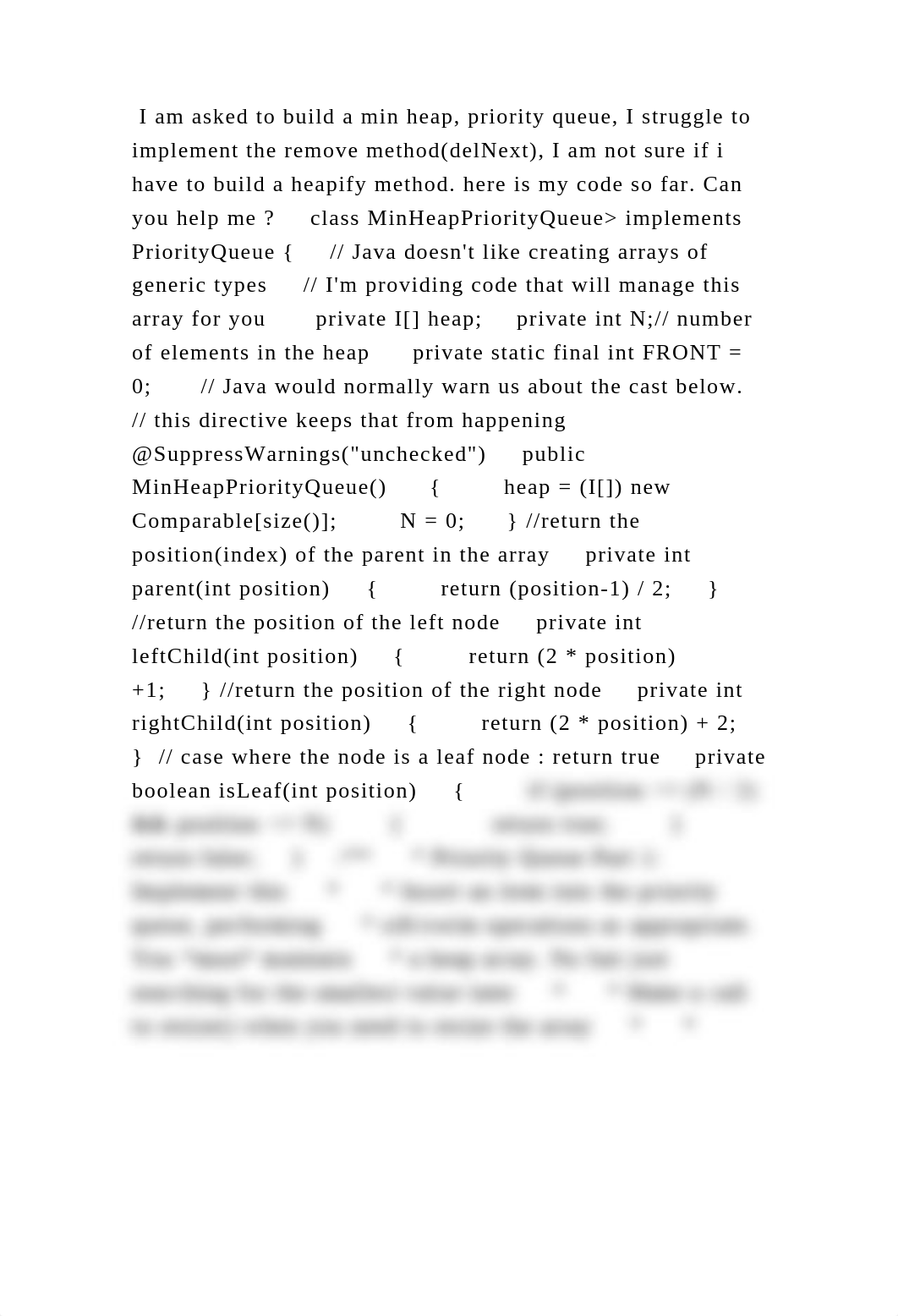 I am asked to build a min heap, priority queue, I struggle to impleme.docx_dabjcpo263w_page2