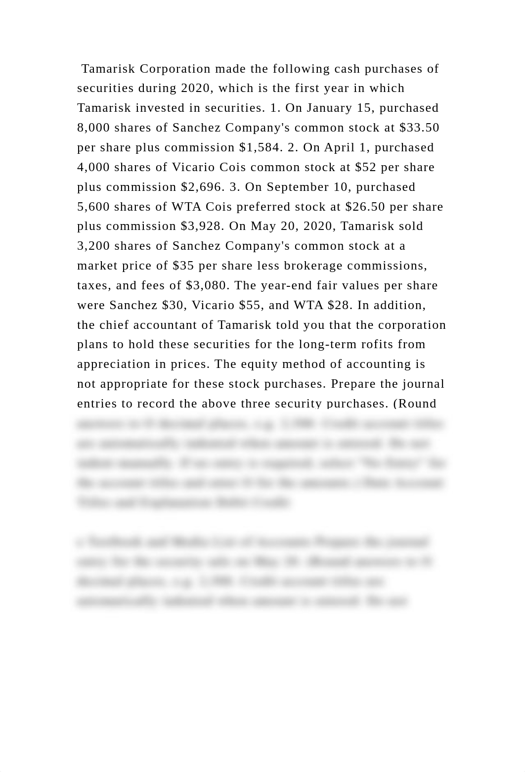 Tamarisk Corporation made the following cash purchases of securities .docx_dabkdo0kbay_page2