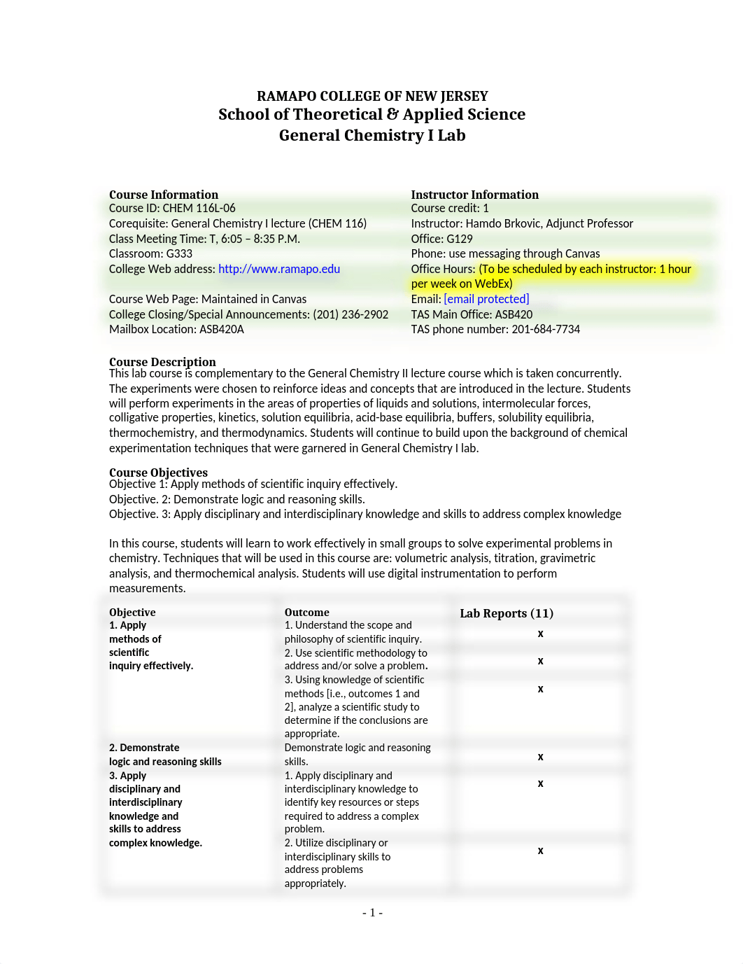 General Chemistry I Lab Syllabus Fall 2021 CHEM 116L-06 Brkovic.docx_dabqss81qch_page1