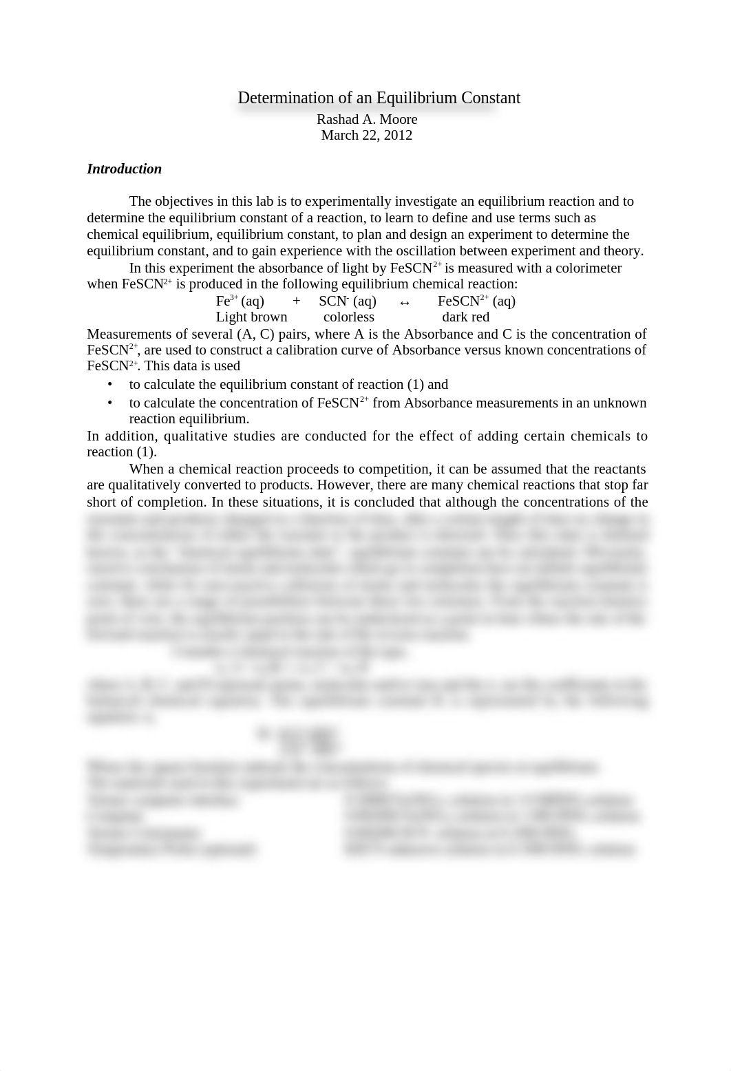 Determination of an Equilibrium Constant lab_dabs8ohudk8_page1