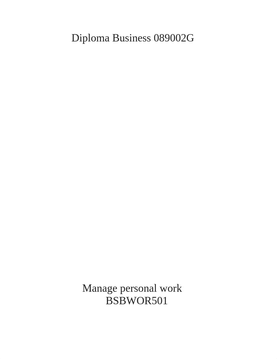 Manage personal work  BSBWOR501..docx_dabvimydhdb_page1