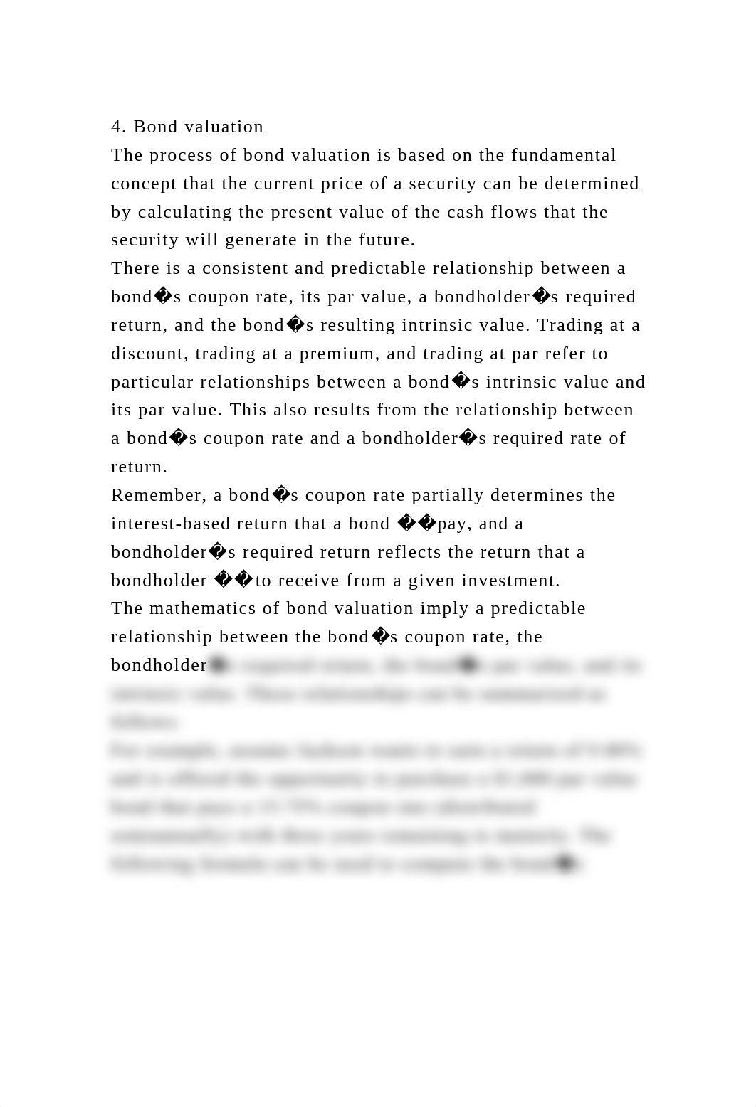 4. Bond valuationThe process of bond valuation is based on the fun.docx_dac5us2iwko_page2