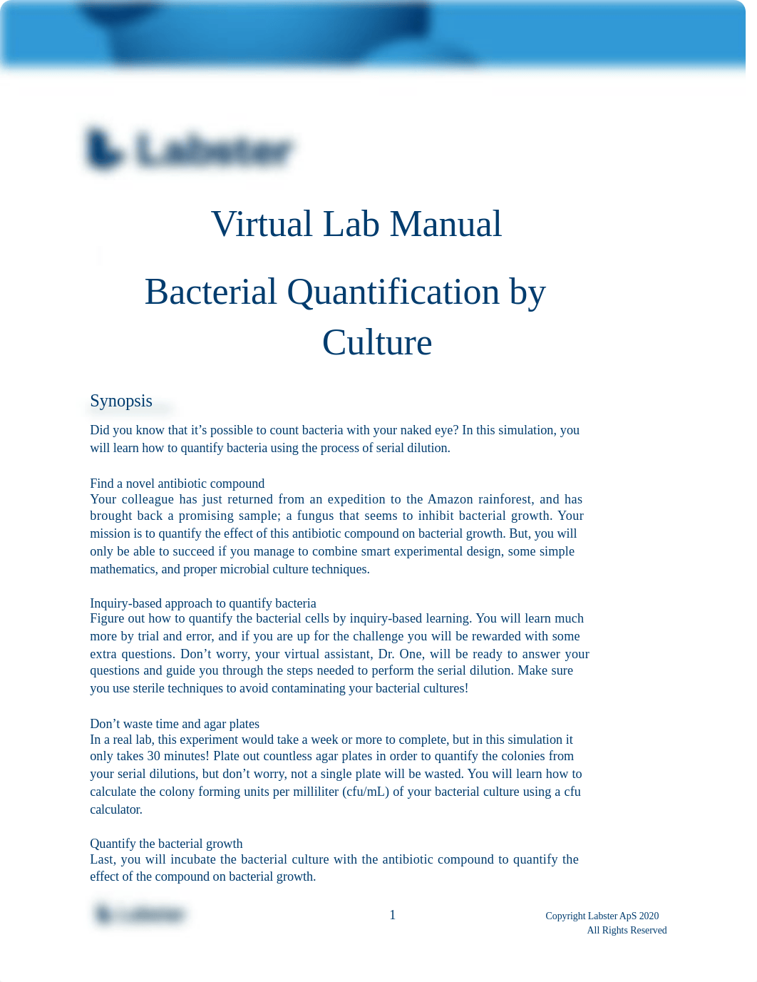 CFU Bacterial Quantification by Culture Lab Manual (English).docx_dac8zxkmxzw_page1