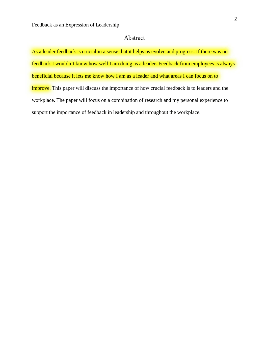 Week 7 Feedback as an Expression of Leadership .docx_dacrcxigh3c_page2